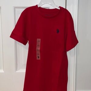 U.S. Polo Assn. Red Short Sleeve Tee